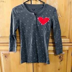 Skelanimals Shirt Small Gray